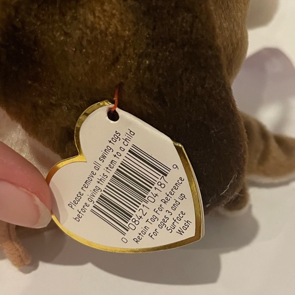 Collectible 1998 Ty Beanie Baby Wise Graduate Owl Class of 98 - Picture 3 of 7